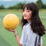 girl, soccer, player